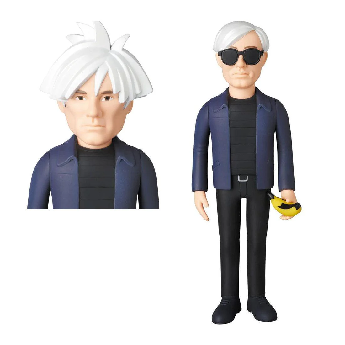 Medicom Toy Andy Warhol Navy Ver. Figure - Image 4