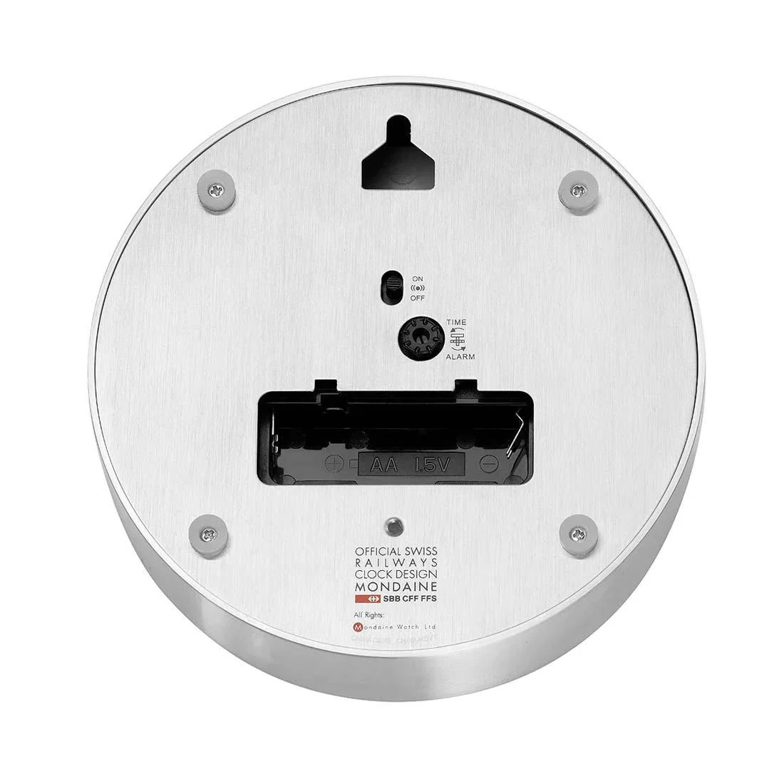 Mondaine 12.5cm Alarm Clock A997.MCAL.16SBB - Image 3