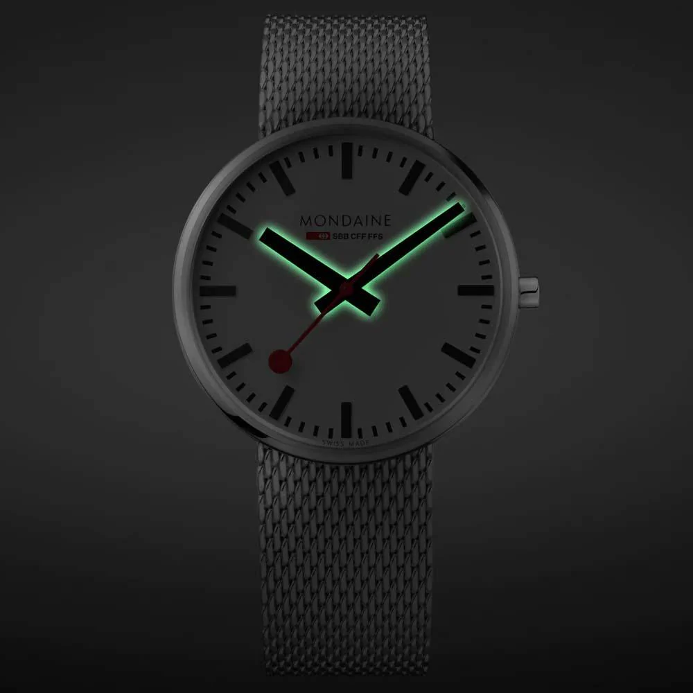 Mondaine Backlight 42mm Watch MSX.4211B.SM - Image 5