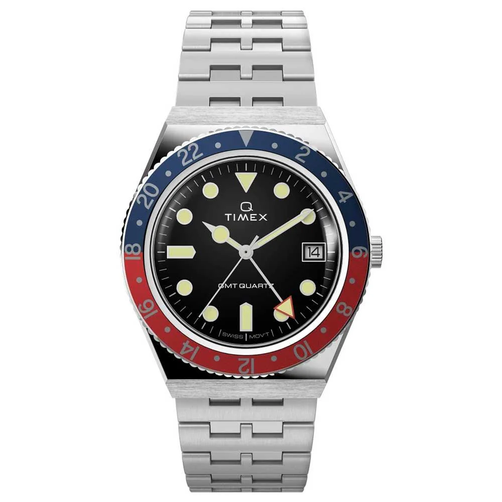 Q Timex GMT 38mm Watch TW2V38000
