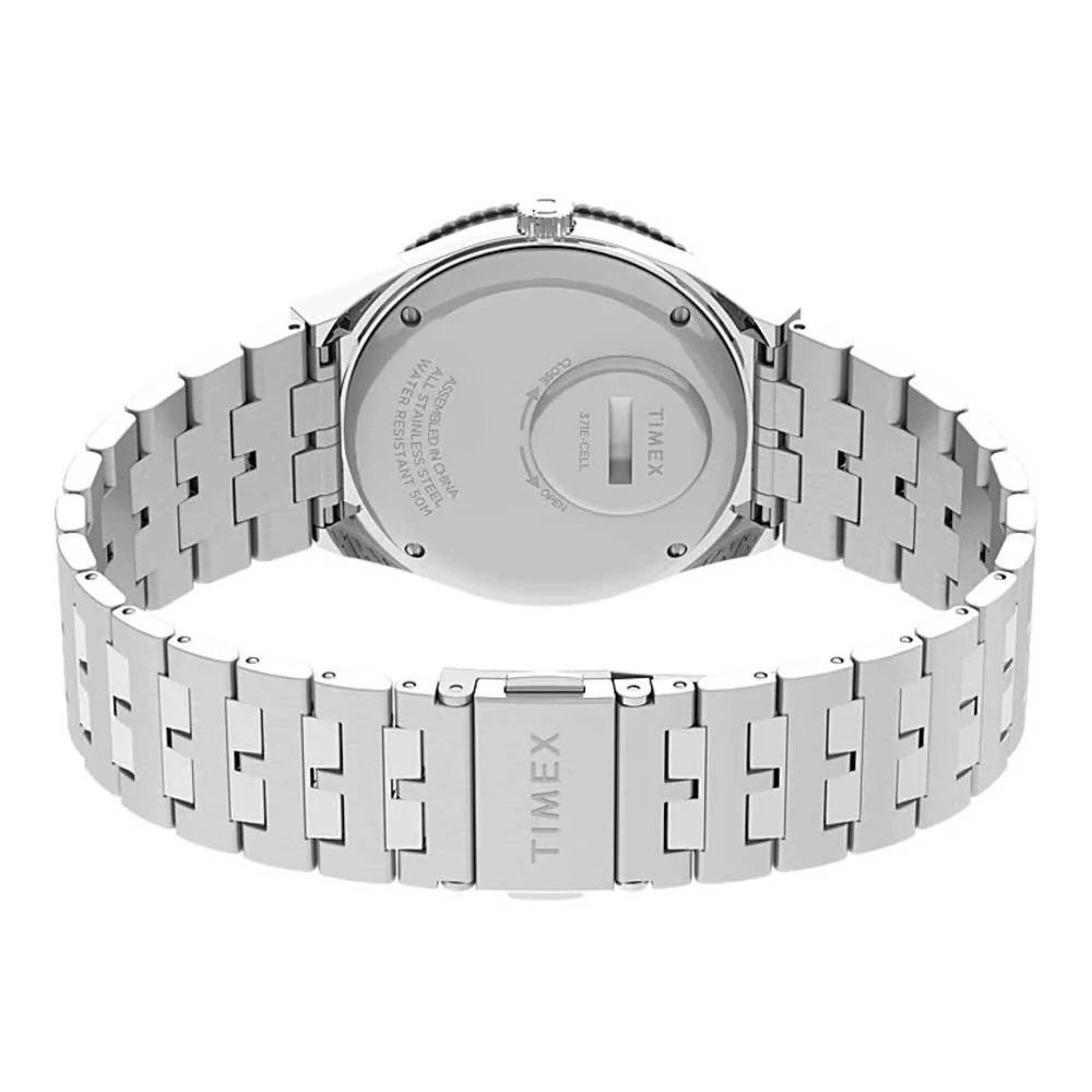 Q Timex GMT 38mm Watch TW2V38000 - Image 2