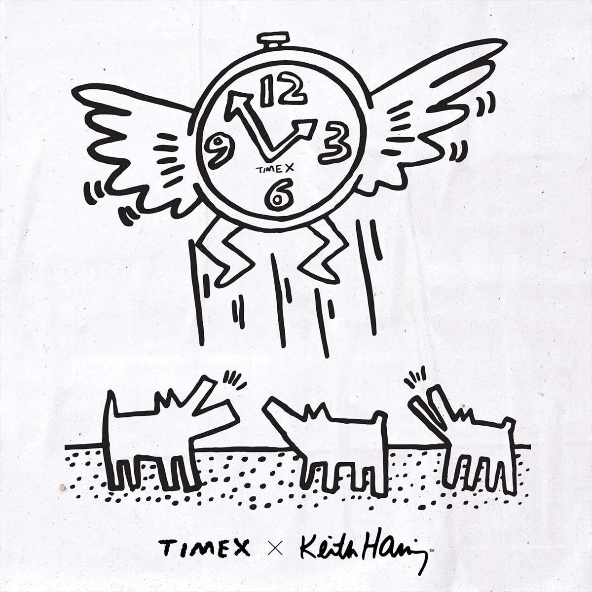 Q Timex x Keith Haring Watch TW2W25600 - Image 10