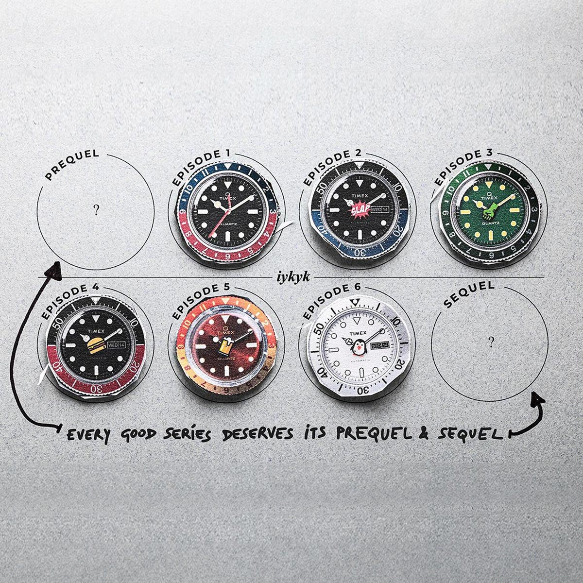 Q Timex x seconde/seconde/ Iykyk TW2Y48100 - Image 9
