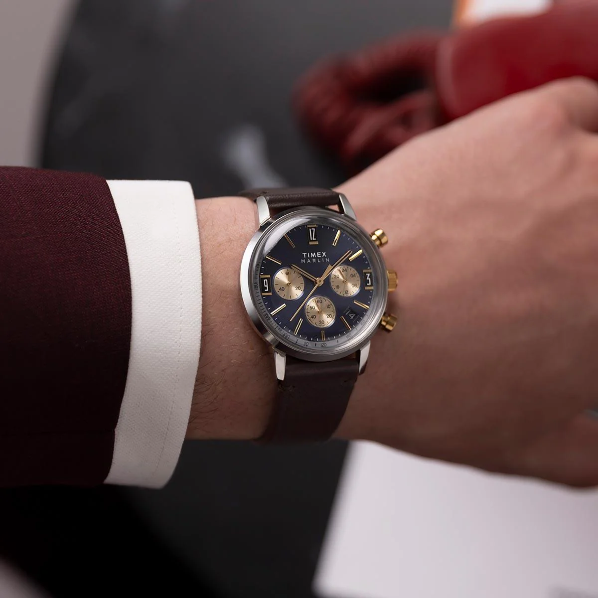 Timex Marlin Chronograph Watch TW2W60400 - Image 2