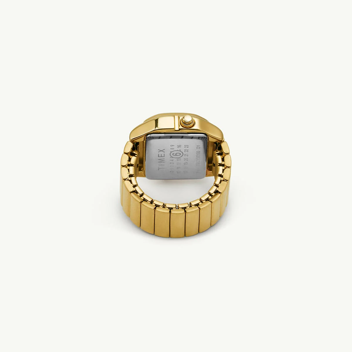 Timex x MM6 Maison Margiela Gold Ring Watch M/L TW2Y50200 - Image 4