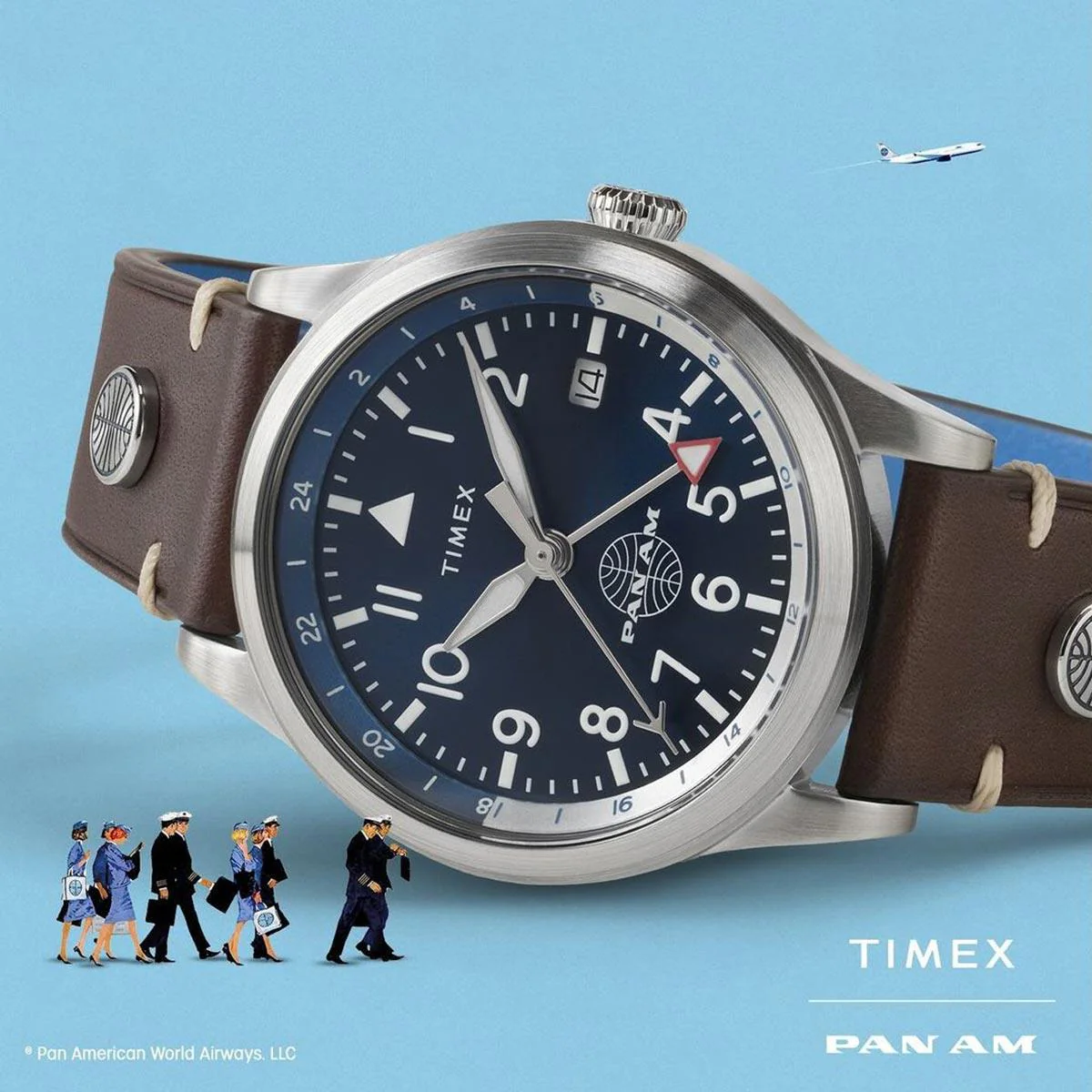 Timex Waterbury GMT x Pan Am TW2W97300 - Image 4