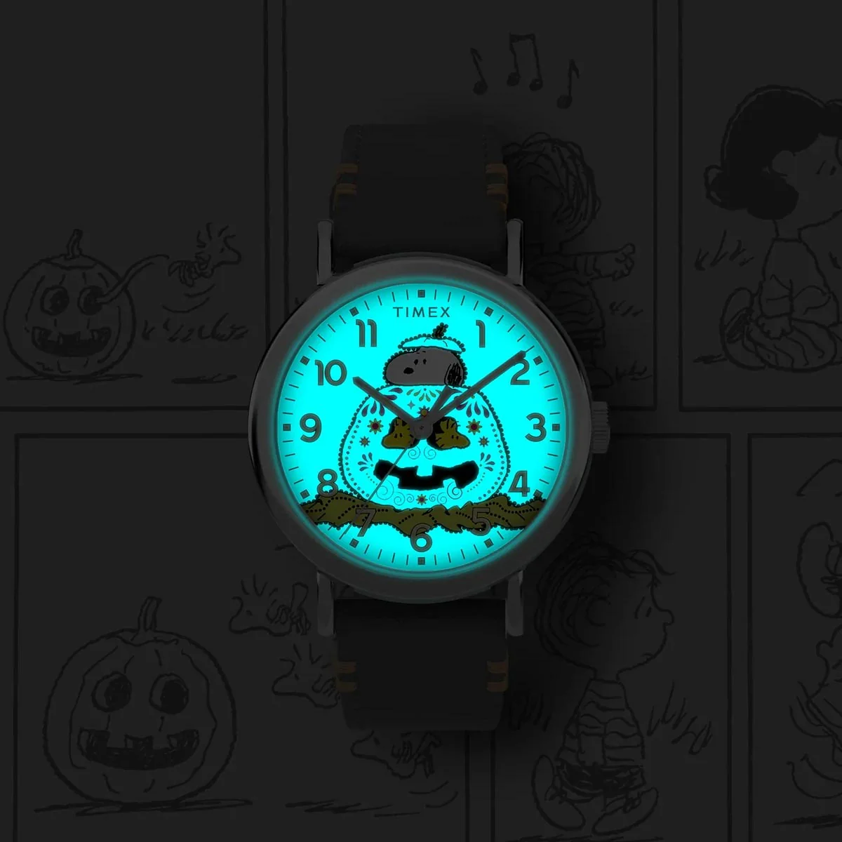 Timex Weekender Peanuts Snoopy Pumpkin TW2Y12300 - Image 3