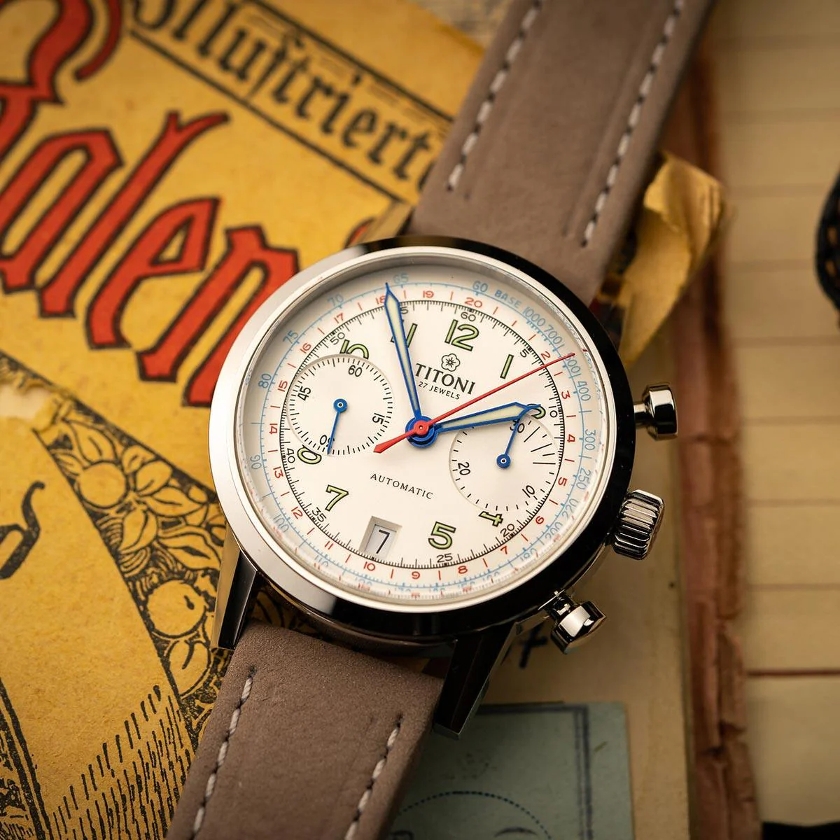Titoni Heritage Bicompax 94019 S-ST-682 - Image 9