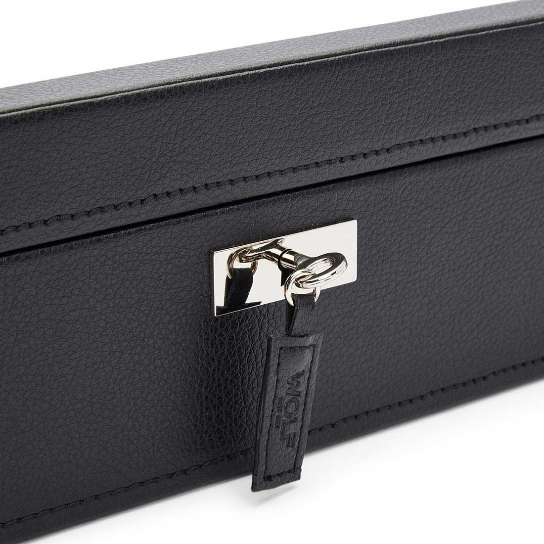 Wolf Roadster Black 10 Piece Watch Box - Image 6