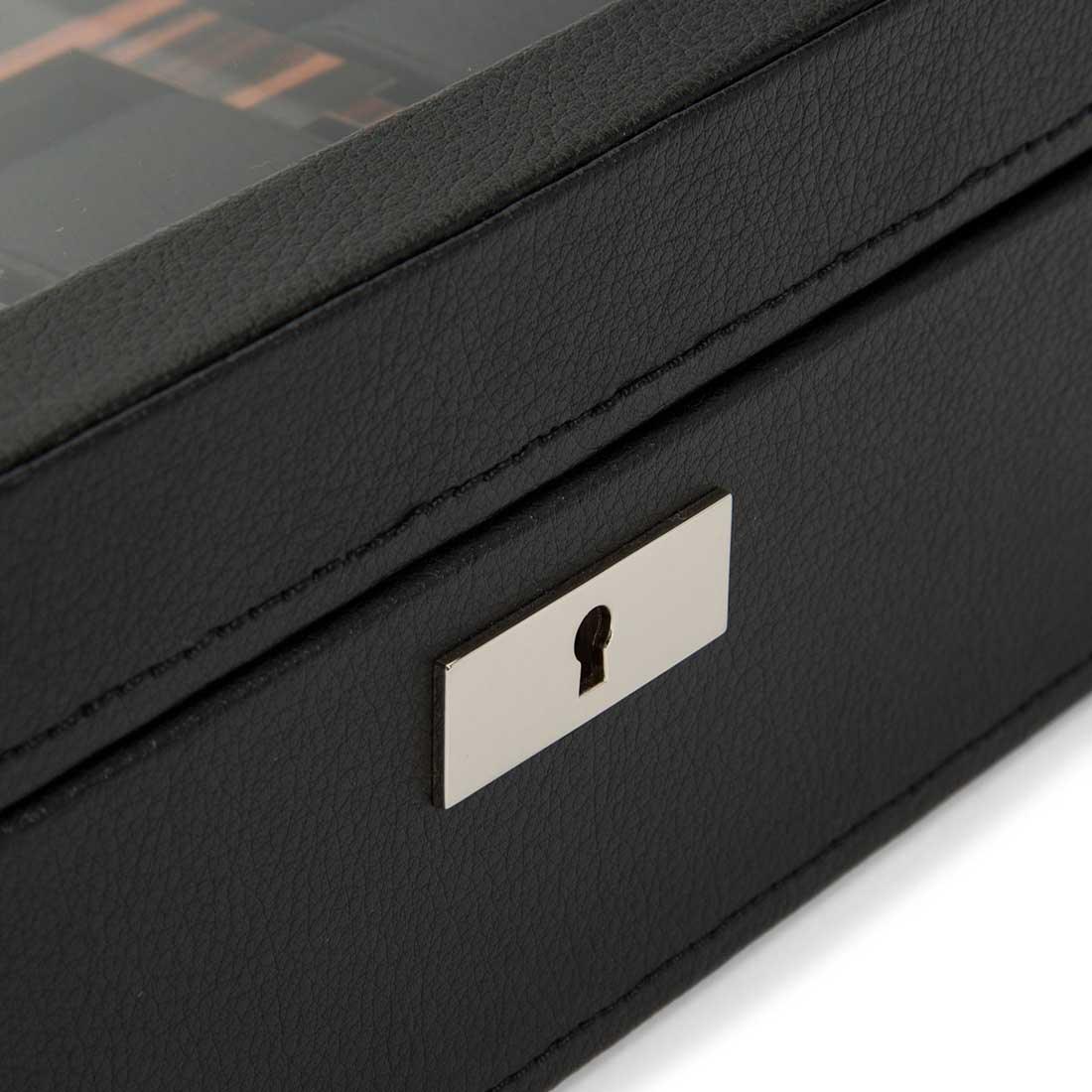 Wolf Roadster Black 10 Piece Watch Box - Image 7
