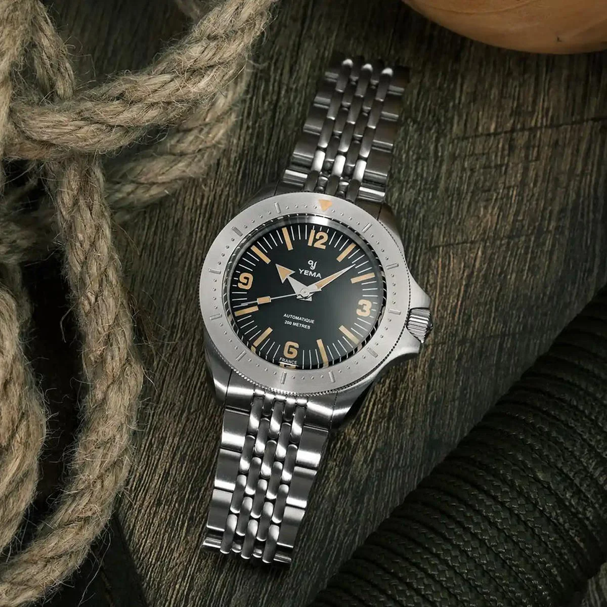 Yema Diver Vintage YDIV24-AMS - Image 3